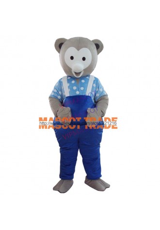 New Bear Mascot Costume Adult Size Fancy Dress Party Outfit Free Shipping