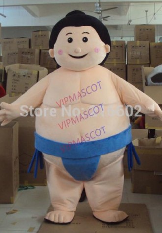 mascot costumes for adults christmas Halloween Outfit Fancy Dress Suit Free Shipping japan sumo
