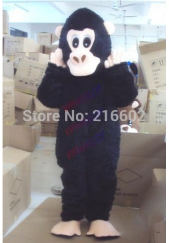 cosplay costume Black orangutans Cartoon mascot costume for adults christmas Halloween Outfit Fancy Dress Suit