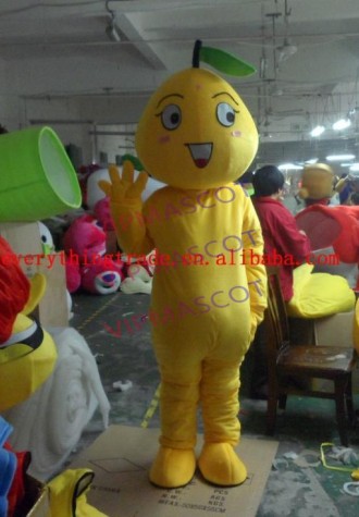New arrival Cartoon Character Adult lovely yellow thin baby Mascot Costume fancy dress party costume