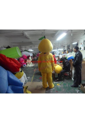 New arrival Cartoon Character Adult lovely yellow thin baby Mascot Costume fancy dress party costume
