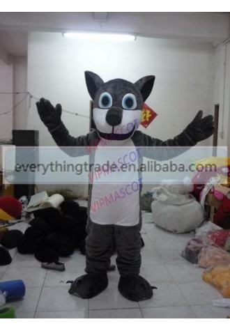 Hot sale Foam Adult cartoon lovely grey cat mascot costume fancy dress costumes party costumes
