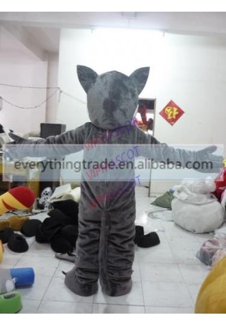 Hot sale Foam Adult cartoon lovely grey cat mascot costume fancy dress costumes party costumes