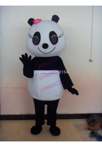 Hot selling Cute Adult cute Professional New little happy panda Mascot Costume Fancy Dress Adult Size