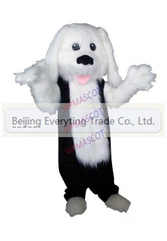 New arrival Foam Adult cuter black and white dog mascot fancy dress costumes Halloween party costumes
