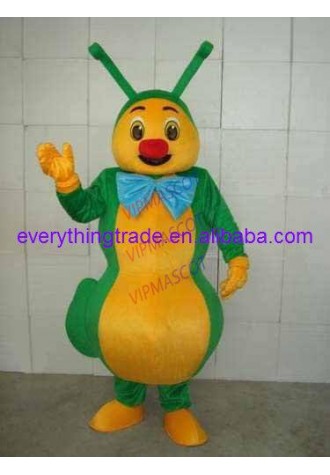 New arrival Adult cartoon character lovely Green Bug Mascot Costume fancy dress party costumes