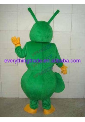 New arrival Adult cartoon character lovely Green Bug Mascot Costume fancy dress party costumes