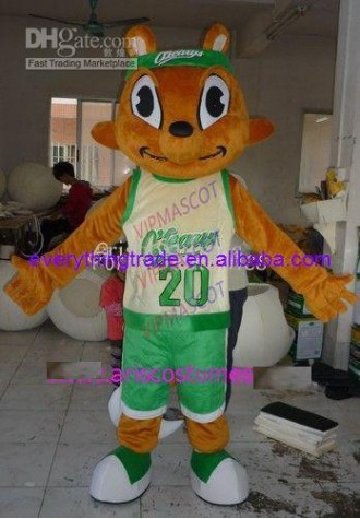 Hot sale Adult squirrel custom made mascot fancy dress costumes animal costume party dress