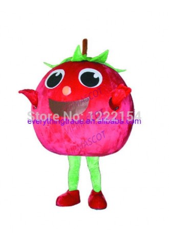 Hot sale Cute Cartoon Character Adult cute red big monster Mascot Fancy Dress Halloween party Costume