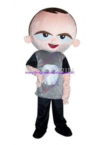 New arrival Cartoon Character Adult cute little boy Mascot Fancy Dress party Costume adult size