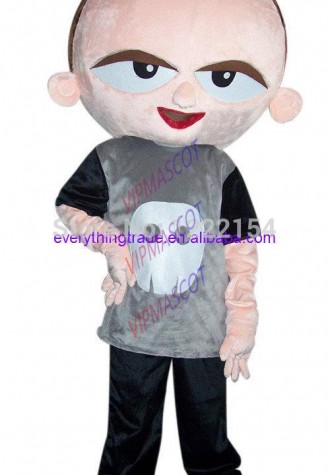 New arrival Cartoon Character Adult cute little boy Mascot Fancy Dress party Costume adult size