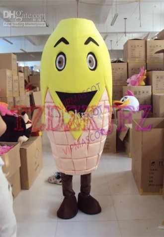 Hot selling Foam Adult cute corn mascot mascot suit mascot fancy dress costumes fruit mascot party costumes