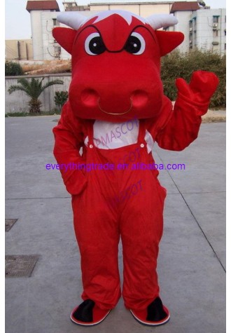 New arrival Foam Adult cartoon character lovely milch cow  Mascot Costume fancy dress party costumes