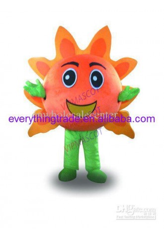 Hot sale Cute Adult cute sun flower mascot mascot costume fancy dress Halloween party costumes adult size
