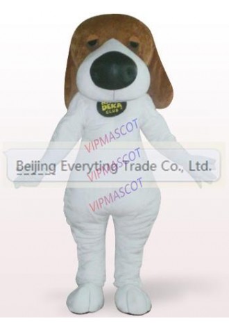 NEW  Foam Adult cartoon character lovely little white dog Mascot Costume Halloween party costumes adult size