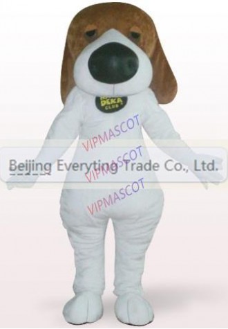 NEW  Foam Adult cartoon character lovely little white dog Mascot Costume Halloween party costumes adult size