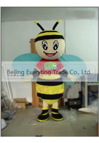 Hot sale Foam Adult cartoon character cute little bee Mascot Costume Halloween party costumes adult size