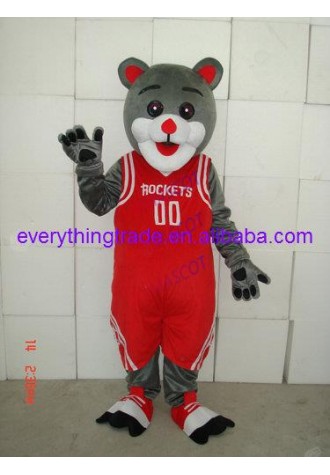 Hot sale Cute Adult Rocket bear mascot fancy dress costumes Halloween party costumes