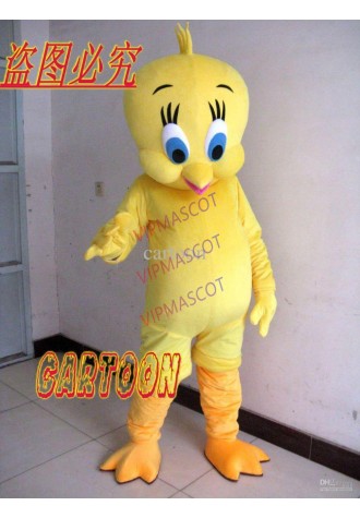 Foam Hot Cartoon Character Adult Lovely Tweety Bird Dress cosplay Halloween  Party Costume