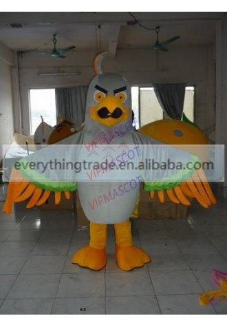 New arrival Cute Adult cute cartoon grey bird mascot costume fancy dress party costumes adult size