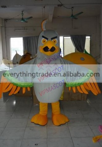 New arrival Cute Adult cute cartoon grey bird mascot costume fancy dress party costumes adult size