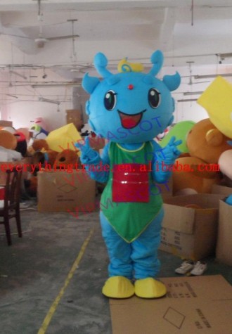 Hot sale Cute Cartoon Character Adult cute happy fashion doll Mascot Costume fancy dress party costume