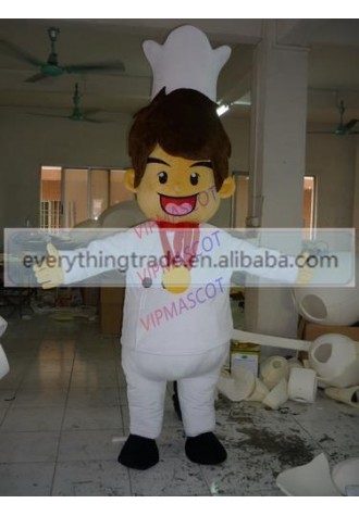 Hot sale Cute Adult lovely cooker mascot fancy dress suit costumes cartoon party costumes adult size