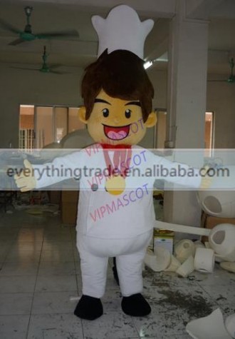 Hot sale Cute Adult lovely cooker mascot fancy dress suit costumes cartoon party costumes adult size