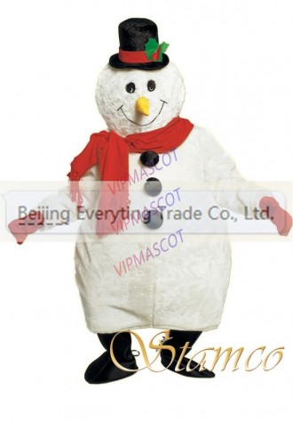 Hot sale Foam Adult cartoon character cute fat snowman Mascot Costume Halloween party costumes adult size