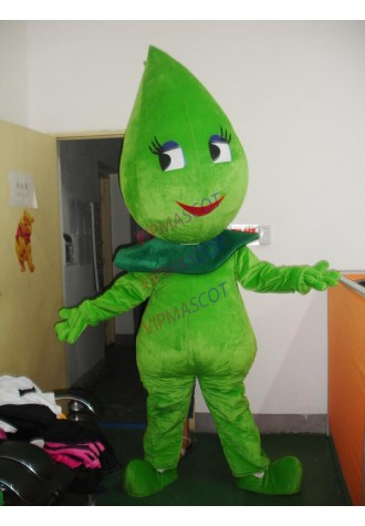 Hot sale Cute Adult cute little green mascot costume fancy dress Halloween party costumes adult size