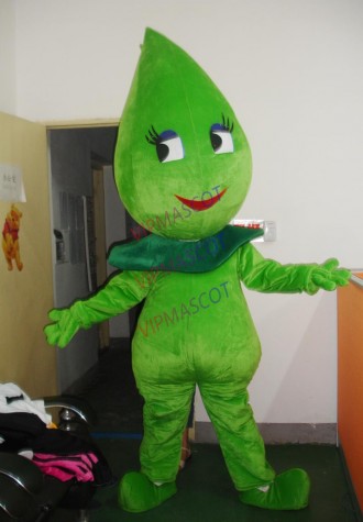 Hot sale Cute Adult cute little green mascot costume fancy dress Halloween party costumes adult size