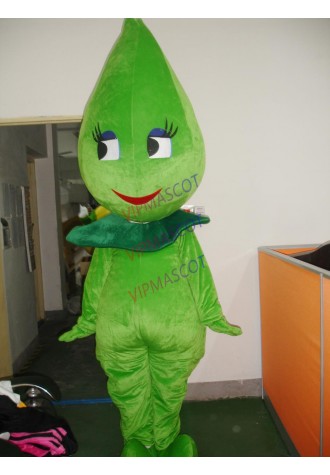 Hot sale Cute Adult cute little green mascot costume fancy dress Halloween party costumes adult size