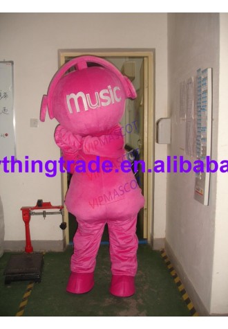 NEW Cute Adult lovely pink doll mascot fancy dress costumes Halloween cartoon party costumes