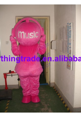 NEW Cute Adult lovely pink doll mascot fancy dress costumes Halloween cartoon party costumes