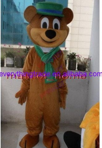 New arrival Cartoon Character cute YOGI Bear Mascot Costume party costume Adult Size