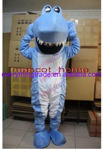 Hot sale Foam Cartoon Character Blue Shark mascot Costume fancy dress party costume Adult size