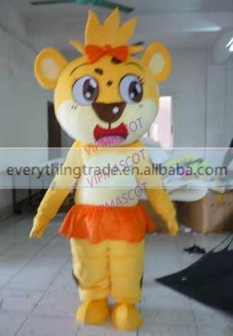 Hot selling Cute Adult cartoon lovely bear girl mascot costume suit fancy dress party costumes adult size