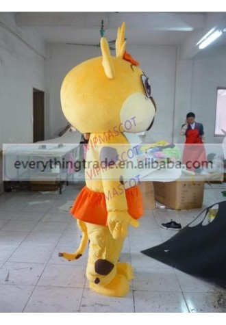 Hot selling Cute Adult cartoon lovely bear girl mascot costume suit fancy dress party costumes adult size