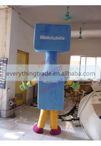 Hot sale Cute Adult cute blue doll mascot fancy dress suit costumes cartoon party costumes adult size