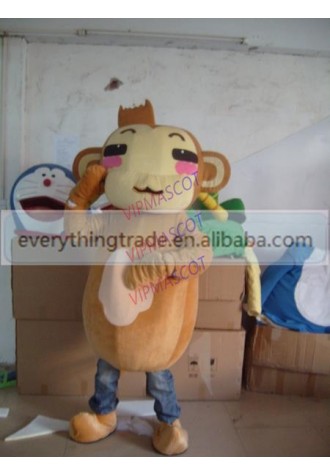 Hot sale Foam Adult lovely fashion monkey mascot fancy dress costumes cartoon party costumes adult size