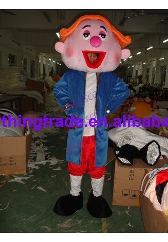 NEW Cute Adult lovely music man mascot fancy dress costumes Halloween cartoon party costumes