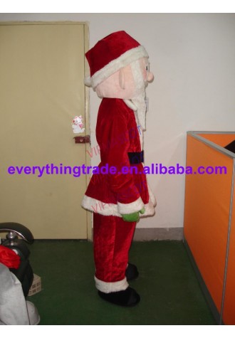Hot sale Adult lovely Christmas old man mascot fancy dress costumes Halloween cartoon party costumes