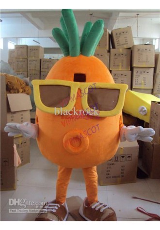 Hot selling Cute Adult cute High quality yellow pineapple shaped mascot costumes cartoon costumes