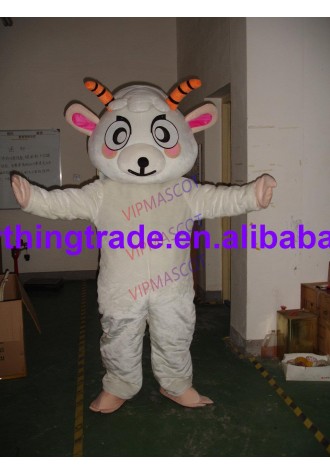 New arrival Cute Adult lovely sheep mascot fancy dress costumes Halloween cartoon party costumes