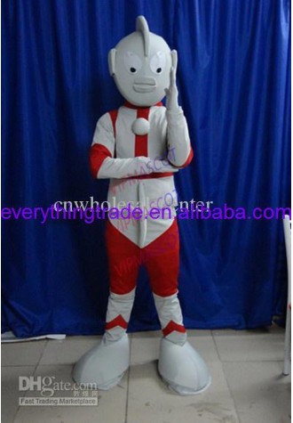 Hot sale Cute Cartoon Character Adult lovely brave ultraman Mascot Costume fancy dress Halloween party costume