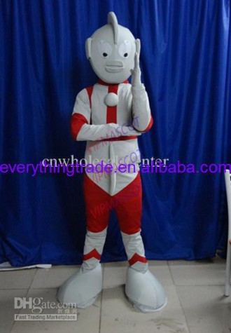 Hot sale Cute Cartoon Character Adult lovely brave ultraman Mascot Costume fancy dress Halloween party costume