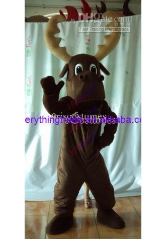 Hot sale Foam Adult reindeer mascot costume custom mascot made party costumes carnival costumes christmas dress