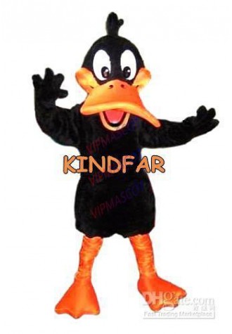 Hot selling Foam Adult cute Black Duck Lovley Cartoon Mascot Costume Fancy Dress Halloween Party Outfits Ideas