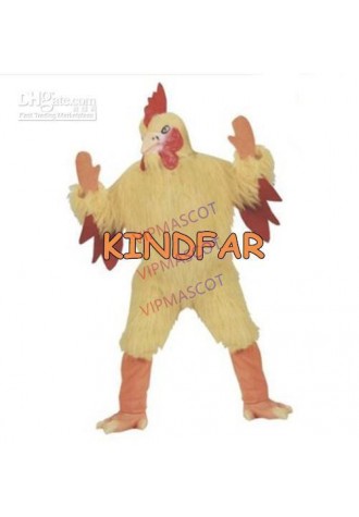 Hot selling Adult cute Funny Chicken Mascot Costume Rooster Cock Chanticleer Fancy Dress Cartoon Outfit Suit