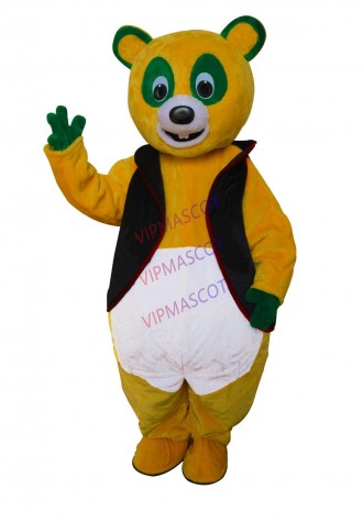 holiday dress OSo bear mascot costume  fancy party dress suit carnival costume